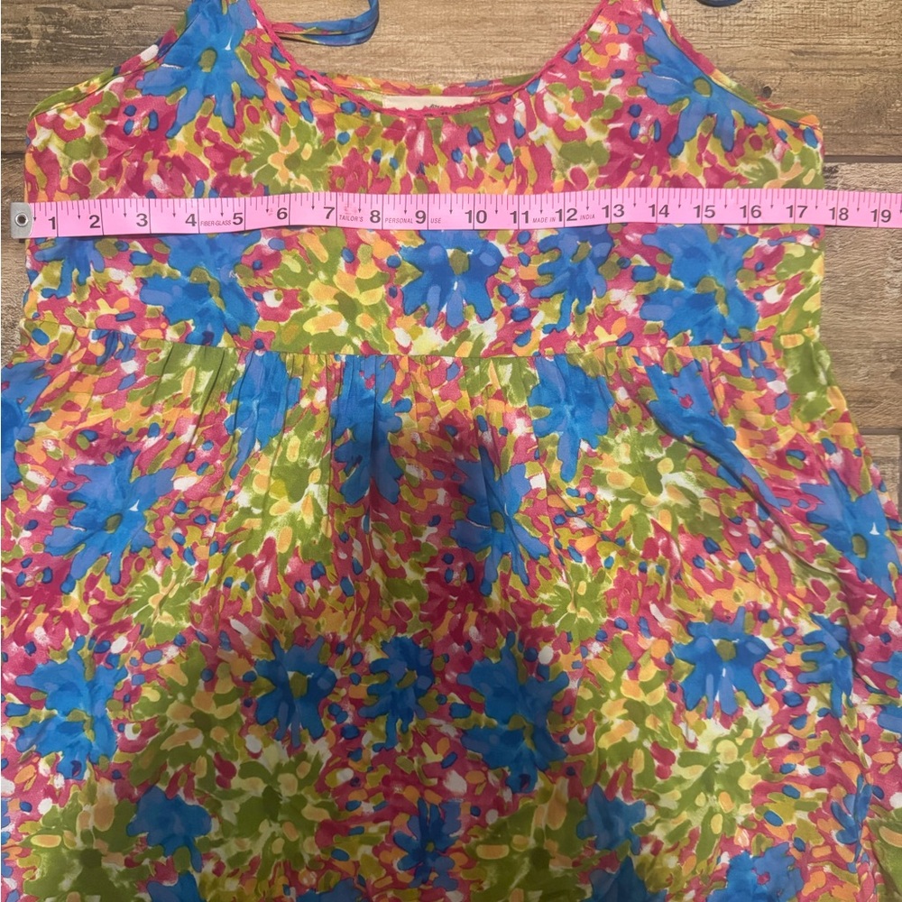 Like New Natural Like Floral Mini Sundress Size Medium - Picture 4 of 4